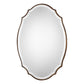 Round Edged Wood Frame Shaped Bevel Mirror By Modish Store | Mirrors | Modishstore - 2