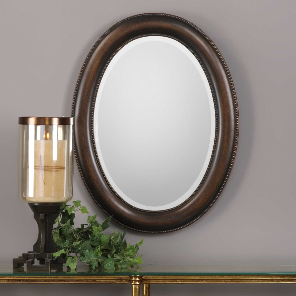 Dark Bronze with Antique Gold Mirrors by Modish Store | Mirrors | Modishstore - 3