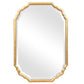 Metallic Gold Elegant Curved Corners Mirror By Modish Store | Mirrors | Modishstore