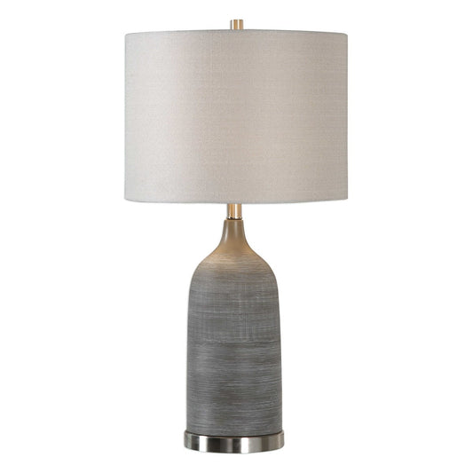 Textured Ceramic Olive Bronze Glaze Table Lamps By Modish Store | Table Lamps | Modishstore