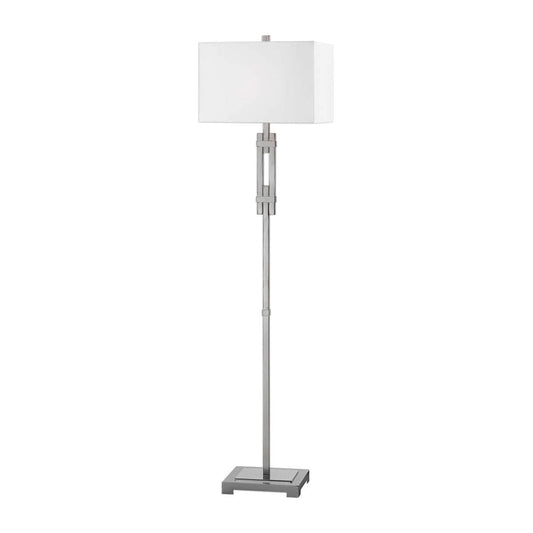59" Tall Buffet Floor Lamp Brushed Nickel by Modish Store | Floor Lamps | Modishstore