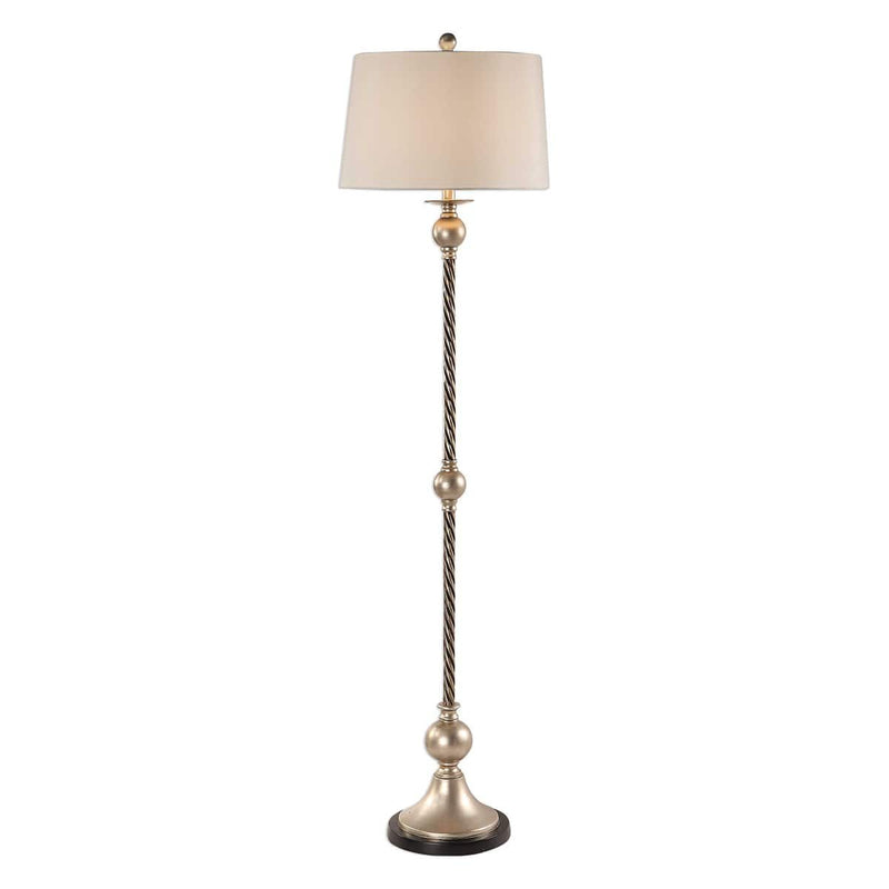 Burnished Silver 67" Tall Buffet Floor Lamp By Modish Store | Floor Lamps | Modishstore