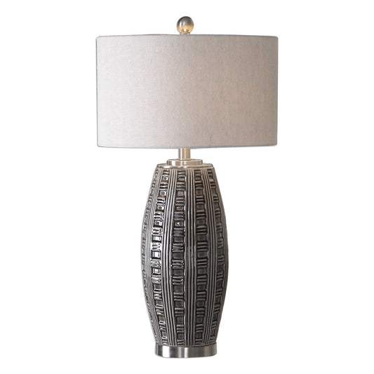 Gray Glaze Ceramic Table Lamps by Modish Store | Table Lamps | Modishstore