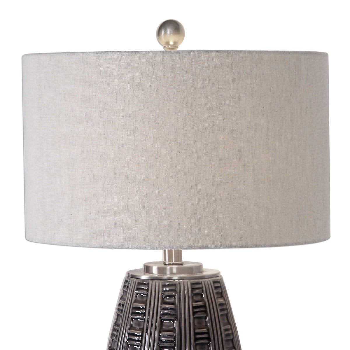 Gray Glaze Ceramic Table Lamps by Modish Store | Table Lamps | Modishstore - 2
