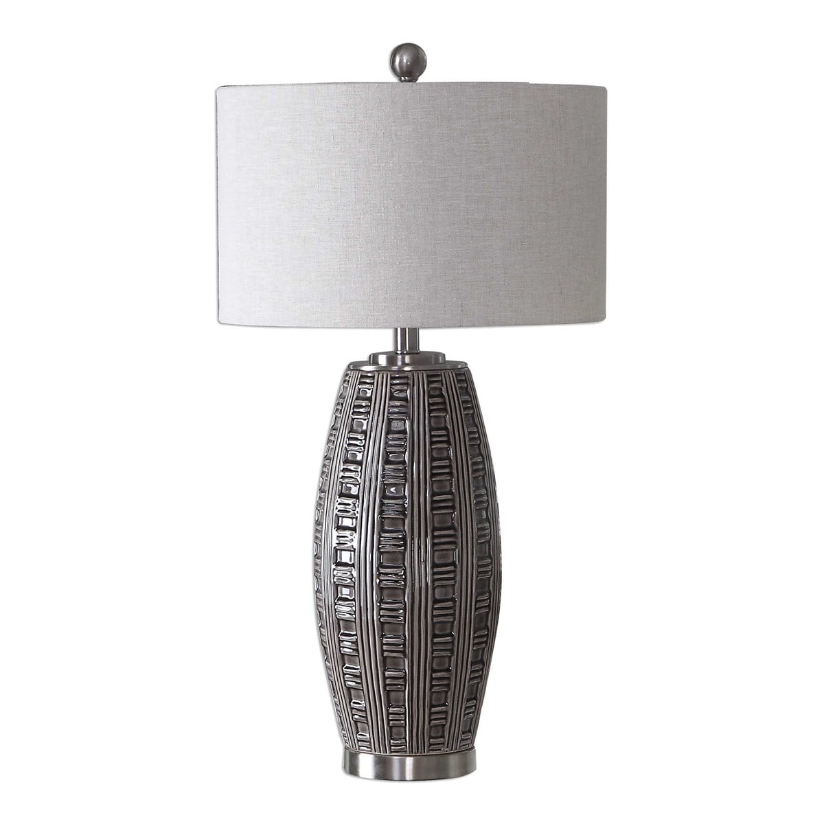 Gray Glaze Ceramic Table Lamps by Modish Store | Table Lamps | Modishstore - 6
