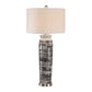 Glaze and Painted Ceramic Dark Gray Table Lamps By Modish Store | Table Lamps | Modishstore