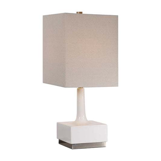 Gloss White Ceramic Table Lamps By Modish Store | Table Lamps | Modishstore
