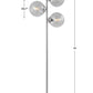 Clear Glass Globes Floor Lamps by Modish Store | Floor Lamps | Modishstore - 6