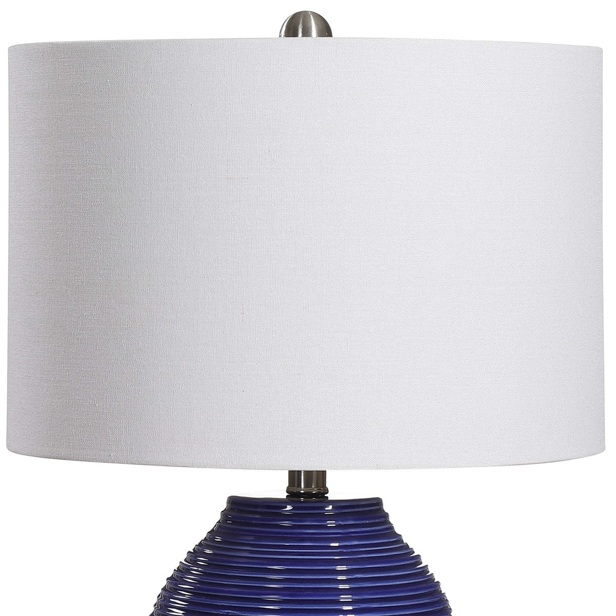 Rich Indigo Blue Ceramic Table Lamp By Modish Store | Table Lamps | Modishstore - 4