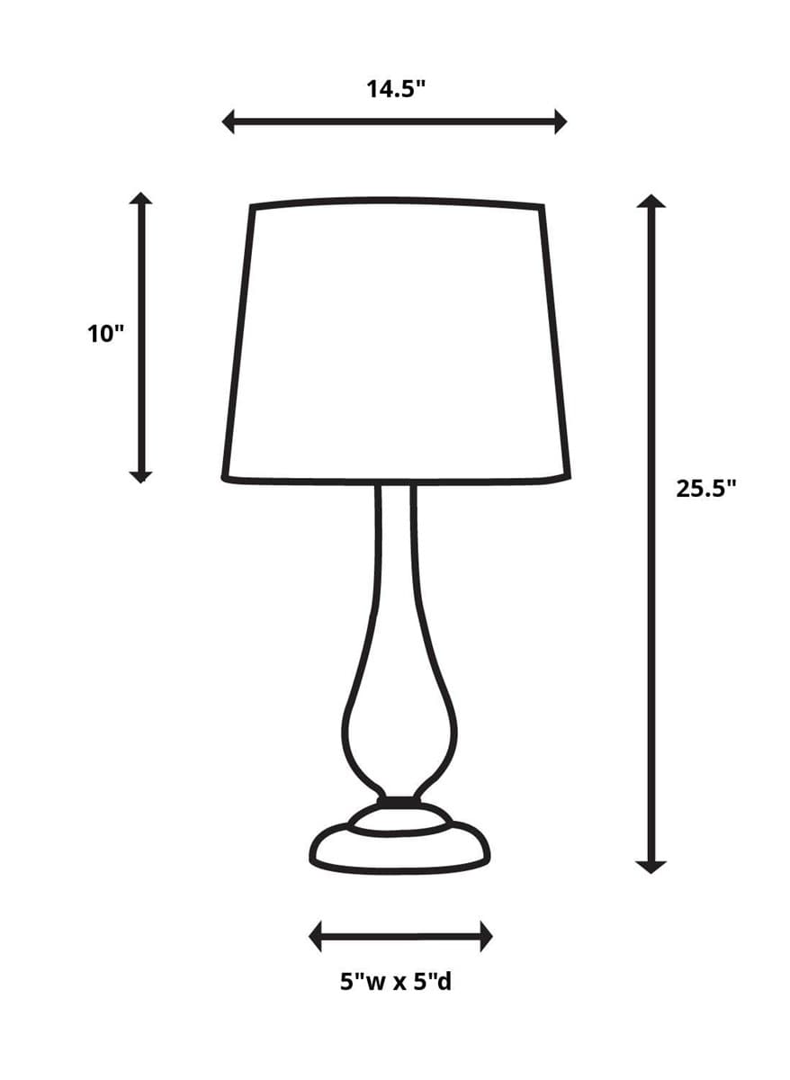 Modish Store White Ceramic Table Lamp | Table Lamps | Modishstore - 7