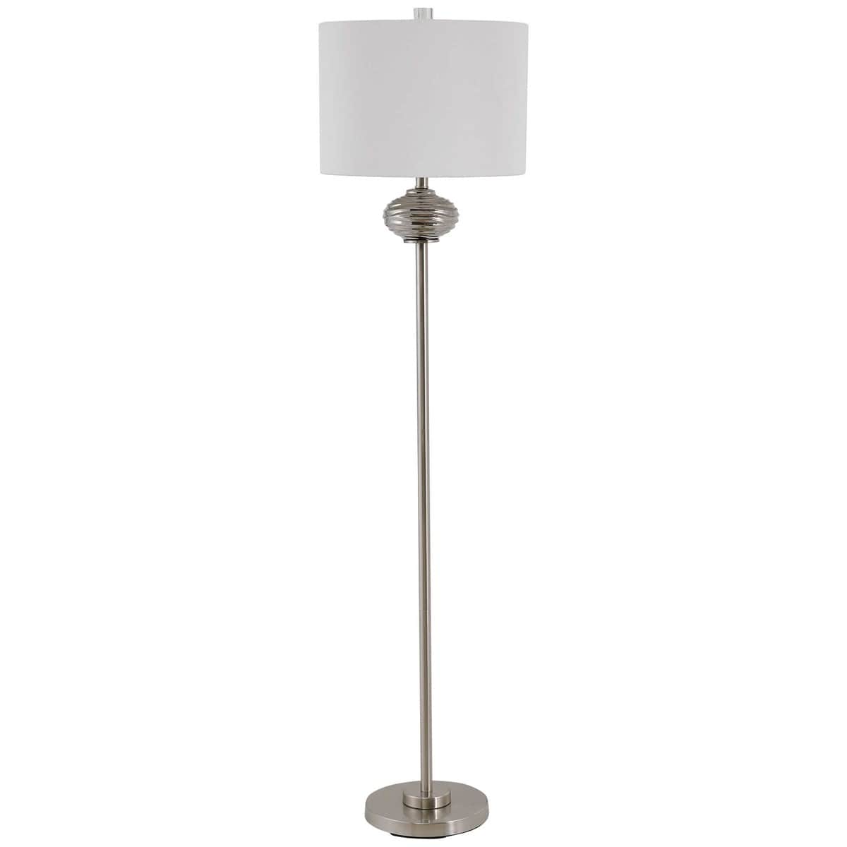 Brushed Nickel Floor Lamp by Modish Store | Floor Lamps | Modishstore - 3