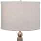 Dove Gray Ceramic Table Lamp by Modish Store | Table Lamps | Modishstore - 5