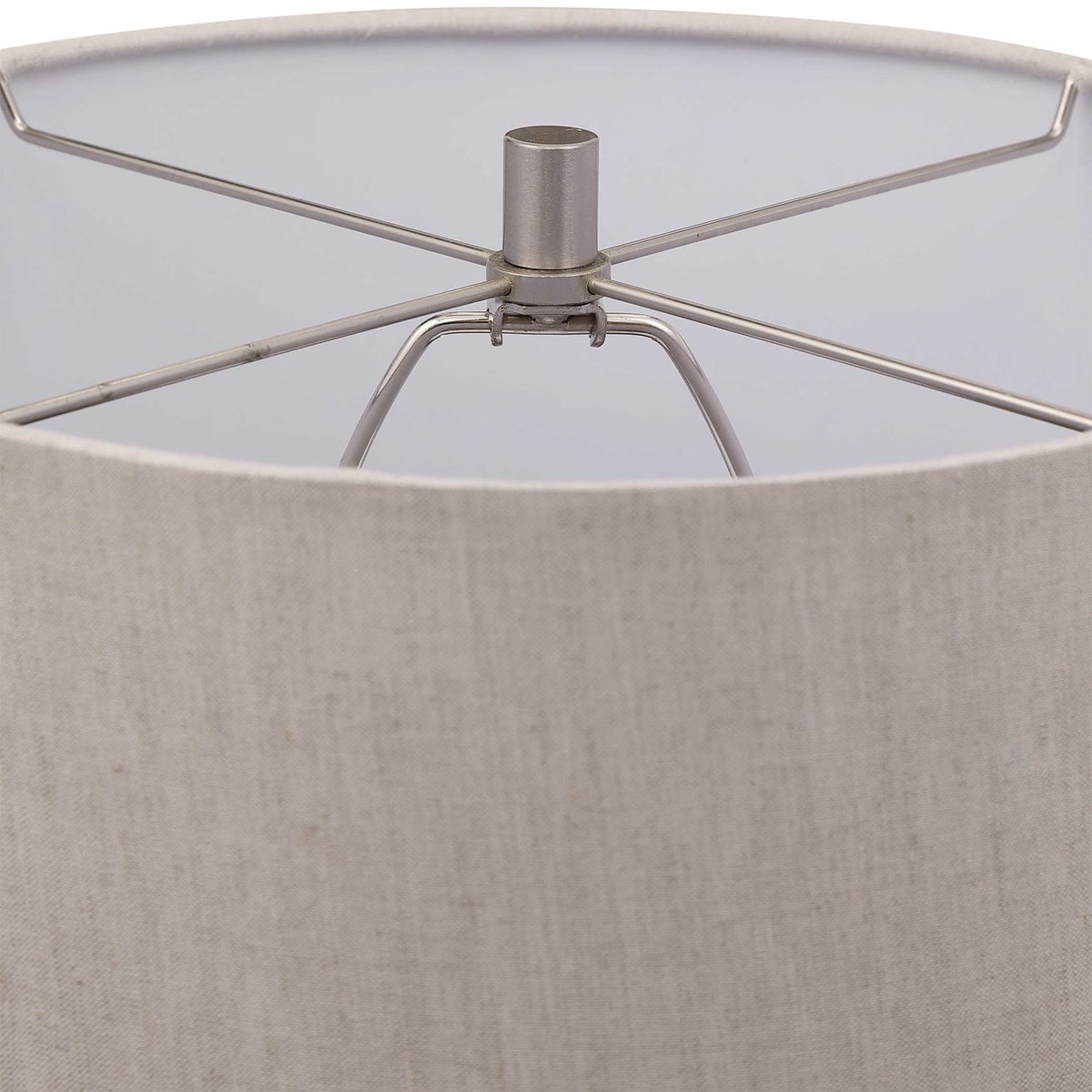 Dove Gray Ceramic Table Lamp by Modish Store | Table Lamps | Modishstore - 7
