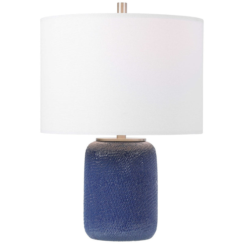 Cobalt Blue Ceramic Table Lamp By Modish Store | Table Lamps | Modishstore