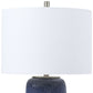 Cobalt Blue Ceramic Table Lamp By Modish Store | Table Lamps | Modishstore - 4
