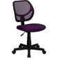 Low Back Purple Mesh Swivel Task Office Chair By Flash Furniture | Office Chairs | Modishstore - 1