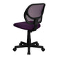 Low Back Purple Mesh Swivel Task Office Chair By Flash Furniture | Office Chairs | Modishstore - 3