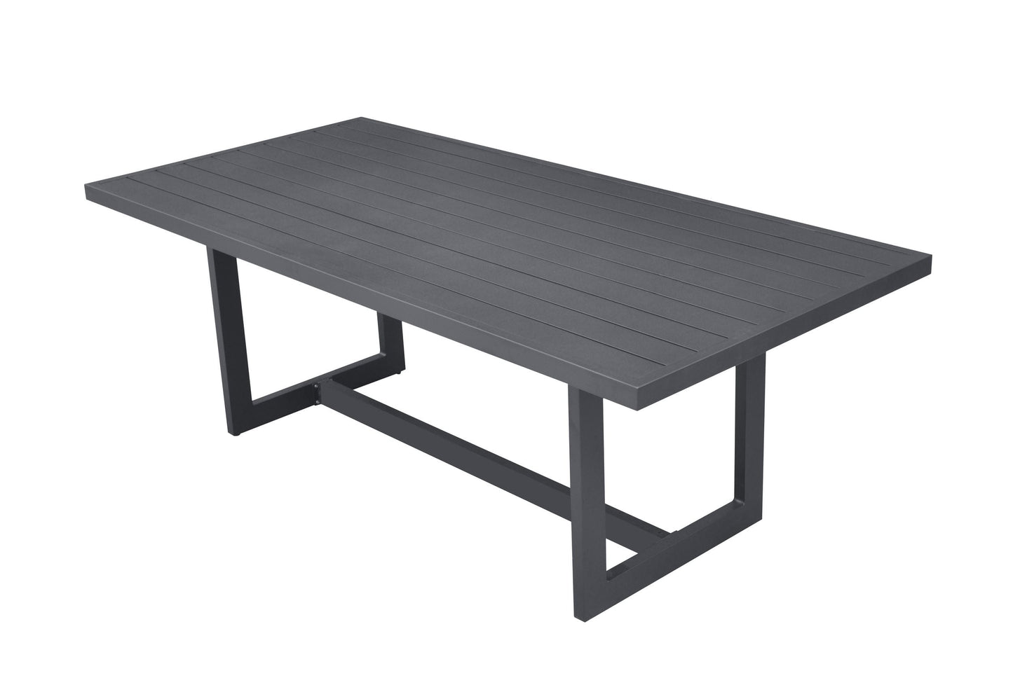 Renava Wake - Modern Dark Charcoal Outdoor Dining Table-4