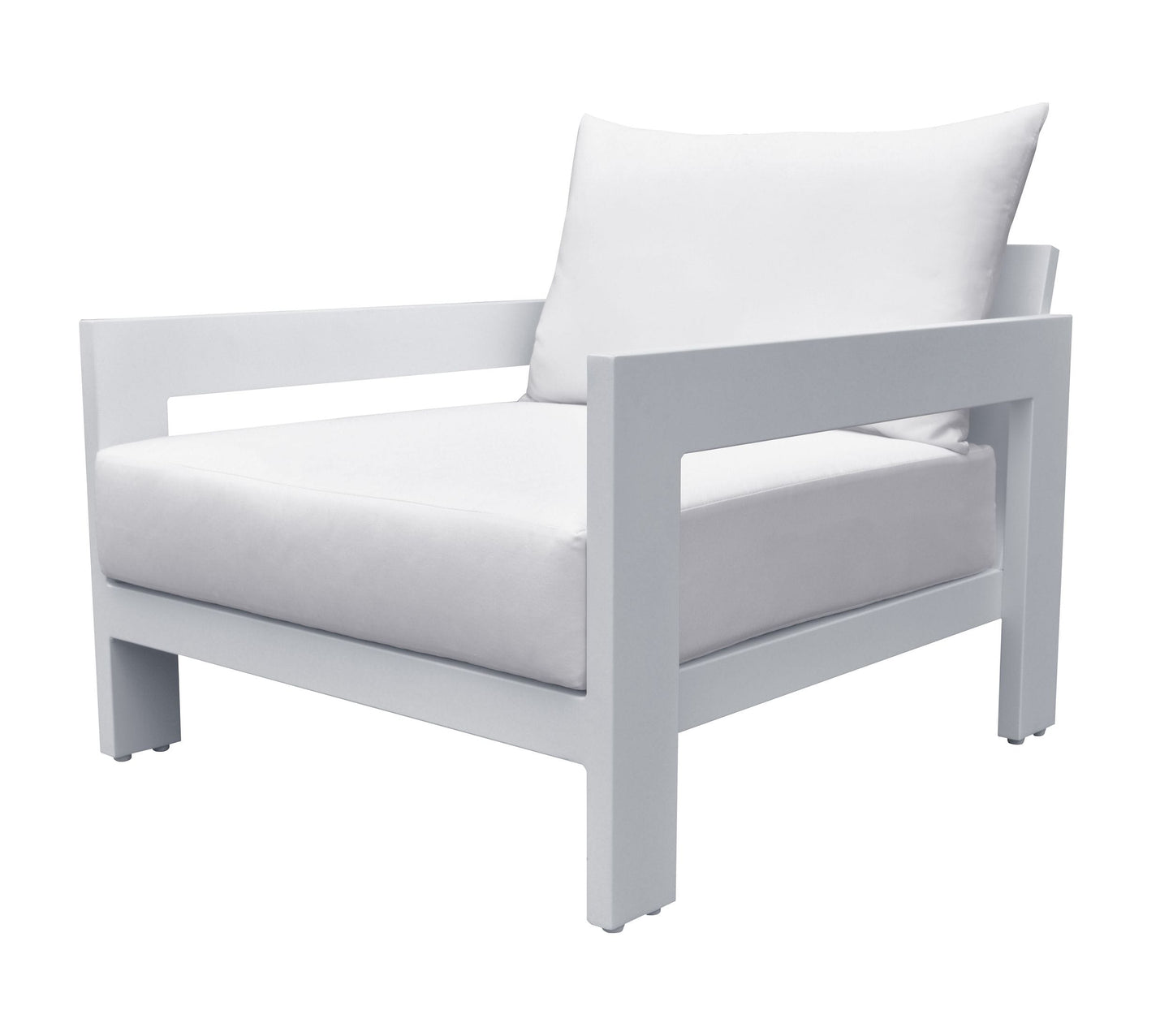 Renava Wake - Modern White Outdoor Lounge Chair-3