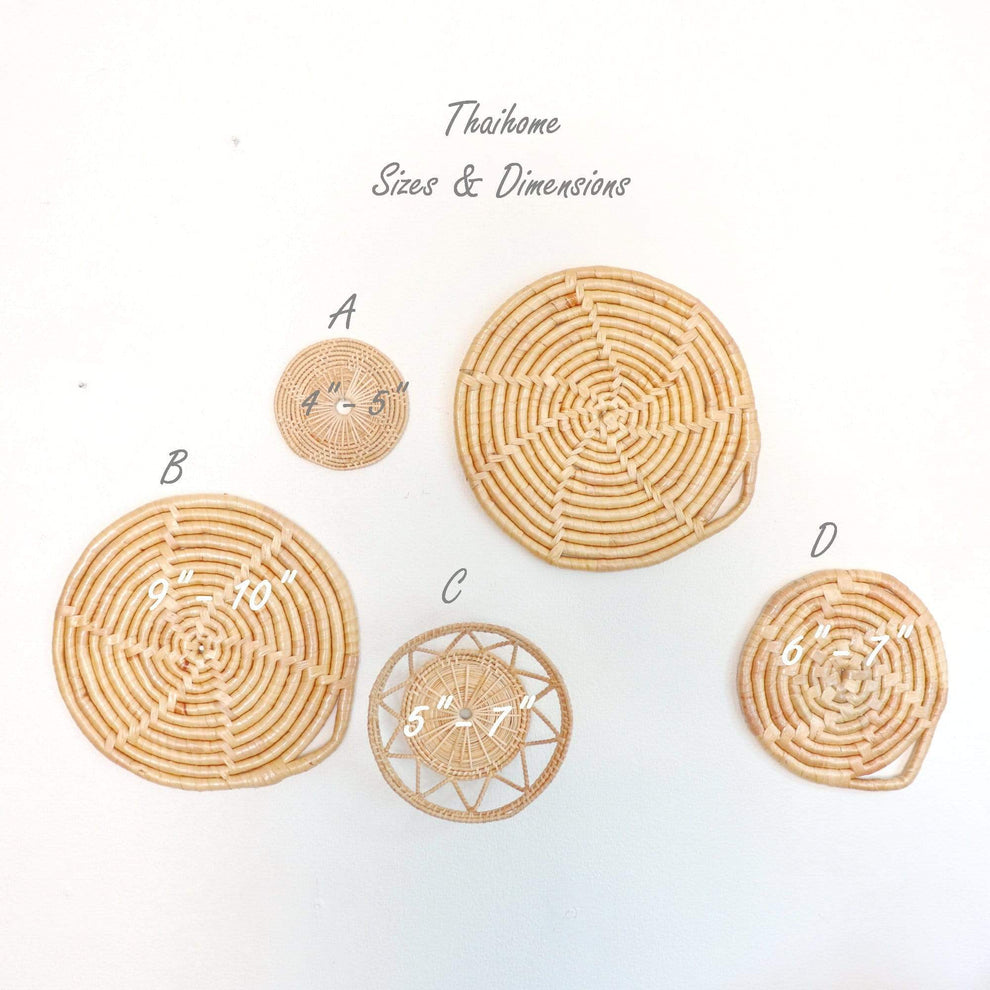 Sa Wan Na - Wall Hanging Decor Set Of 5 By Thaihome | Wall Decor | Modishstore - 2