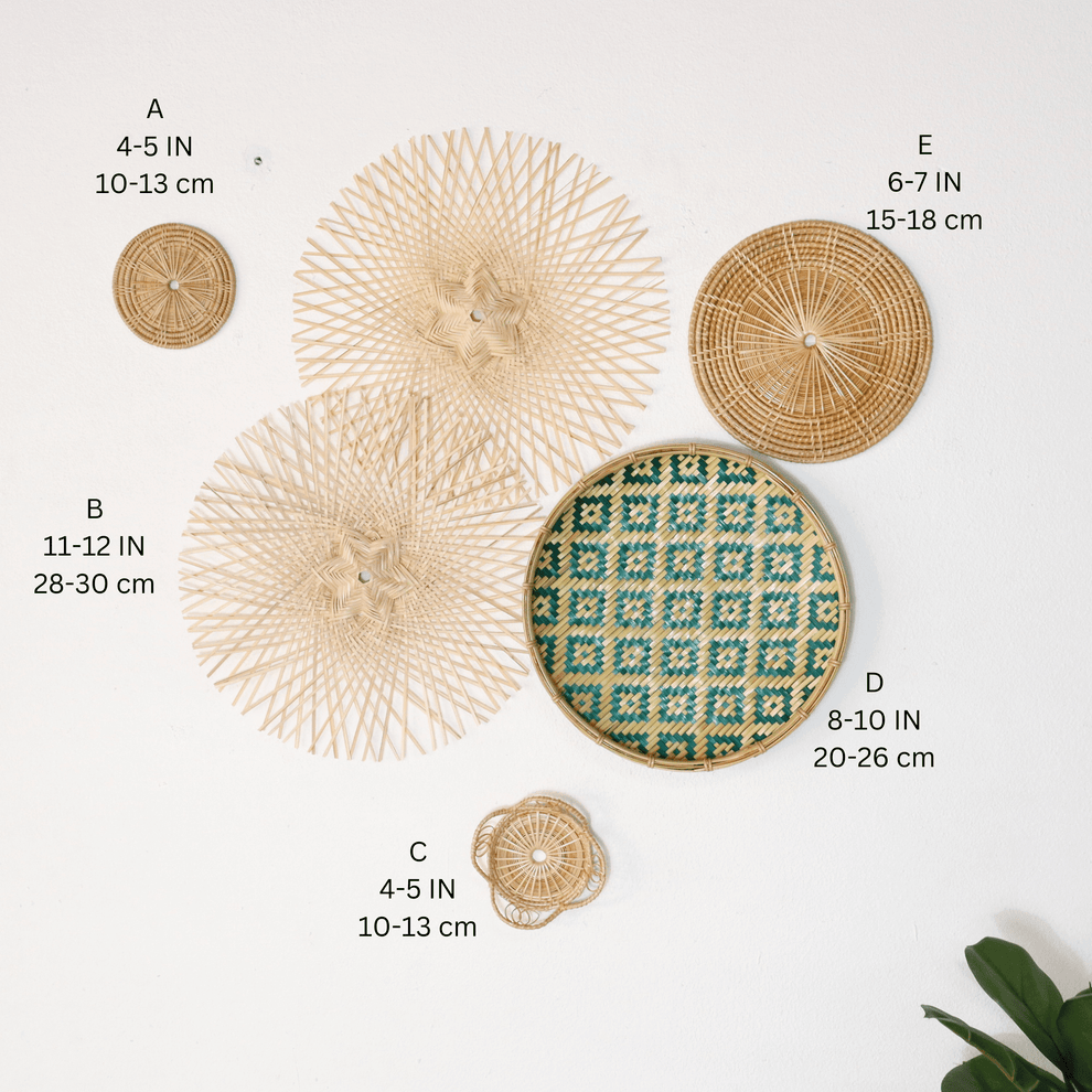 A Rin Mix-And-Match Wall Decor (Set Of 6) By Thaihome | Wall Decor | Modishstore - 2