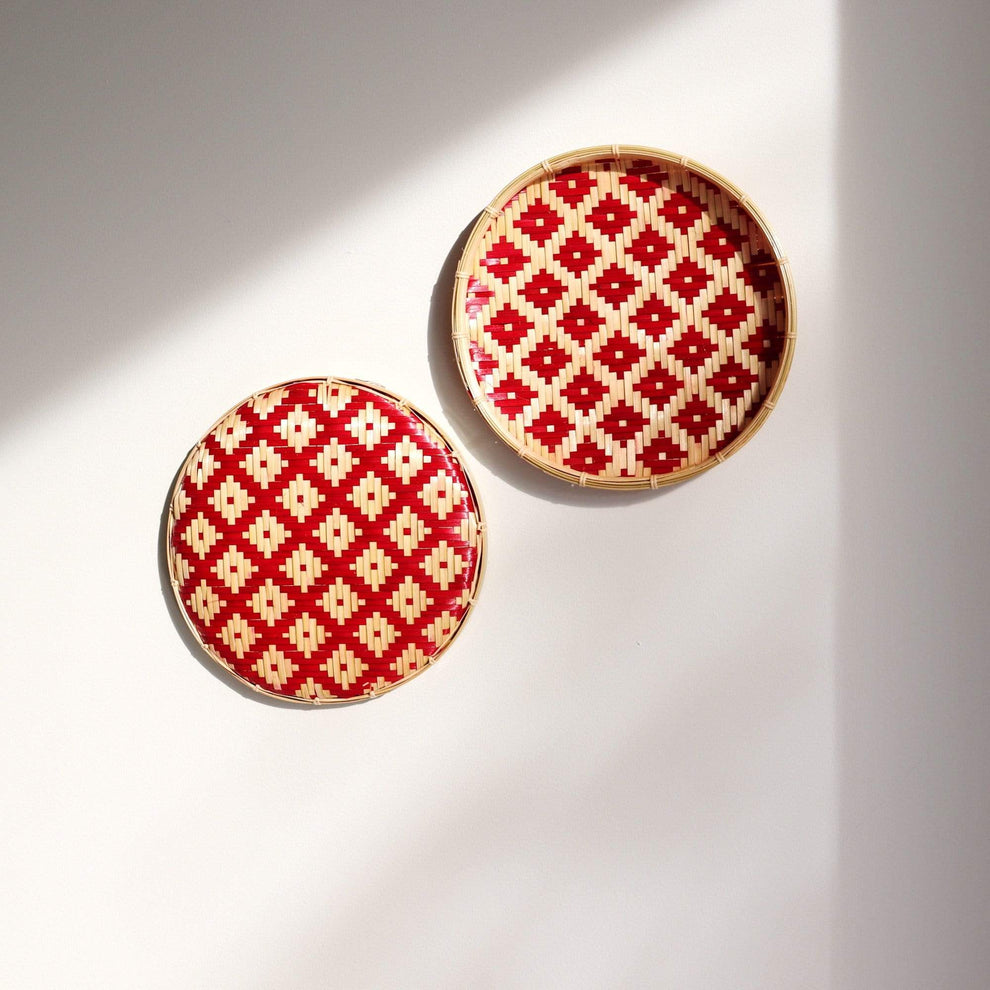 Nit Tha - Wall Hanging DeCor Set Of 2 By Thaihome | Wall Decor | Modishstore - 4