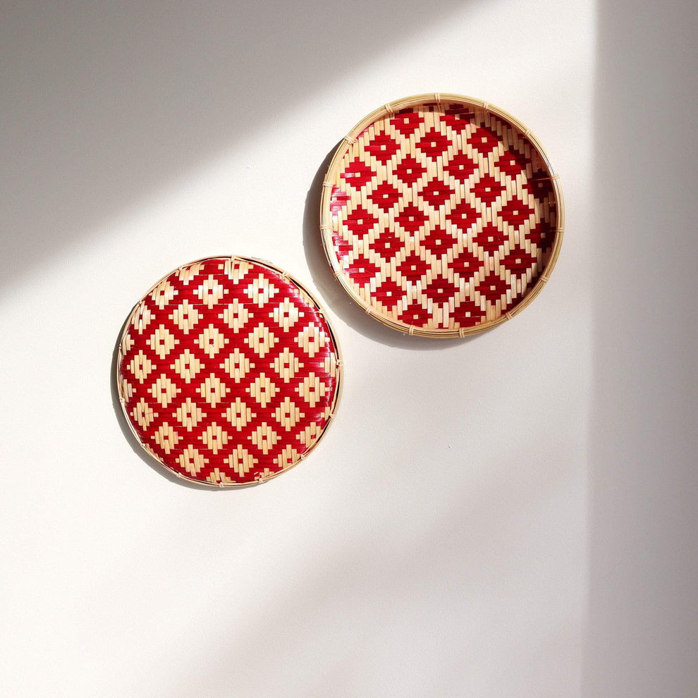 Nit Tha - Wall Hanging DeCor Set Of 2 By Thaihome | Wall Decor | Modishstore - 5