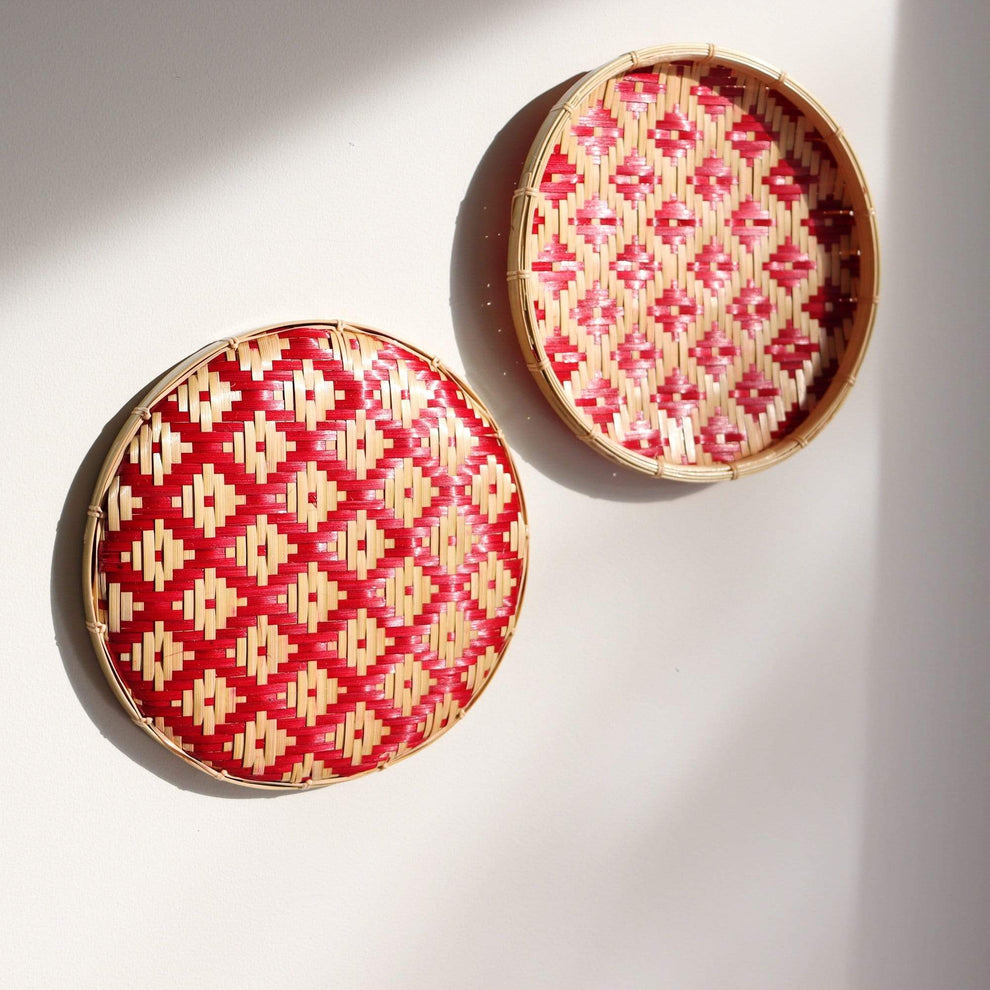 Nit Tha - Wall Hanging DeCor Set Of 2 By Thaihome | Wall Decor | Modishstore - 3