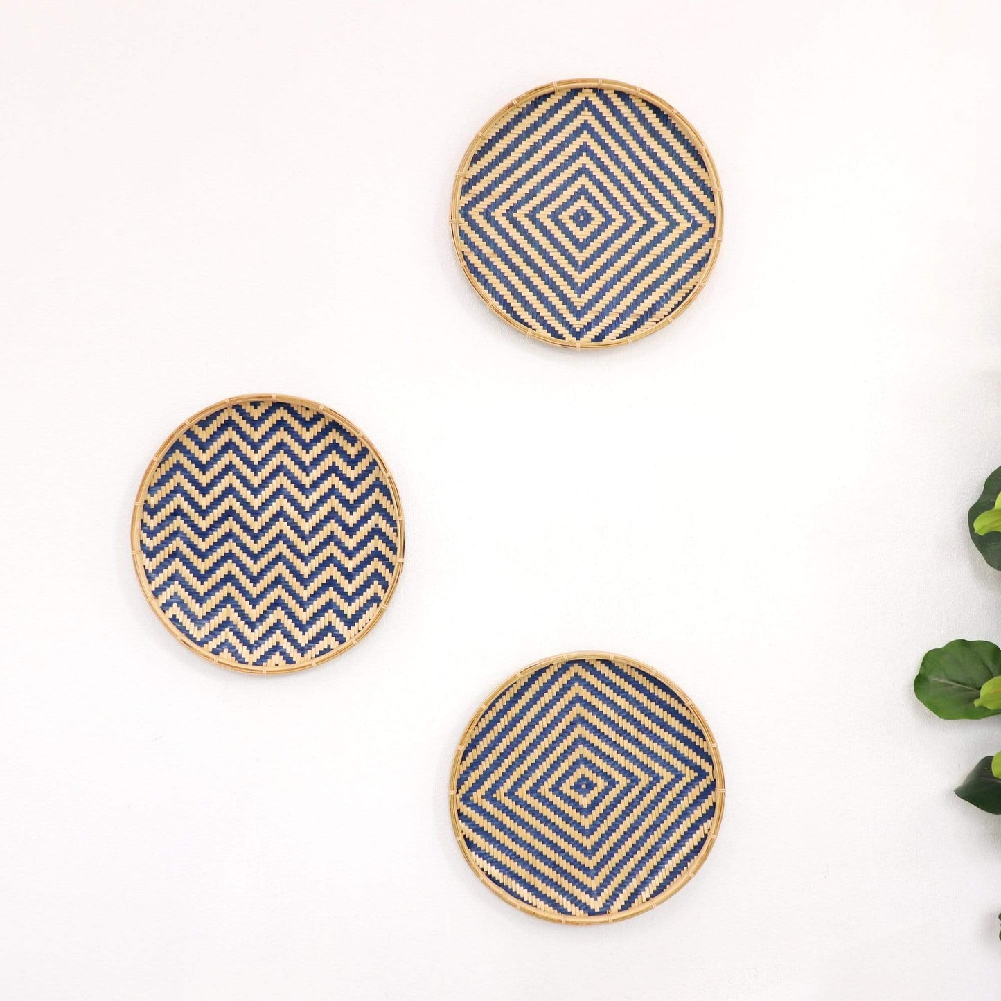 Ya Nin - Boho Wall Hanging DeCor (Set Of 3) By Thaihome | Wall Decor | Modishstore