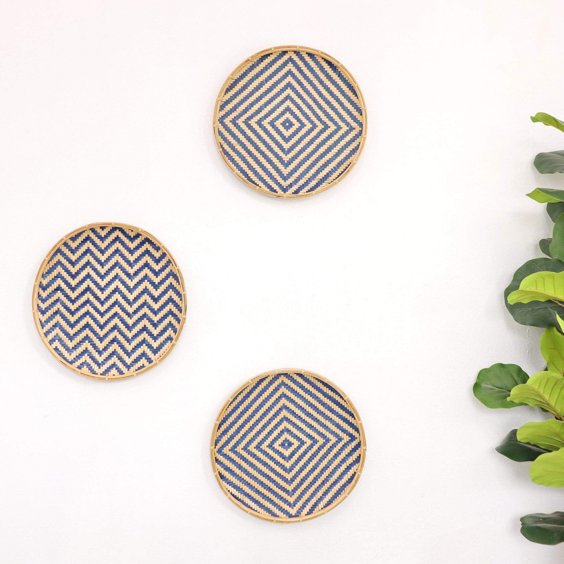 Ya Nin - Boho Wall Hanging DeCor (Set Of 3) By Thaihome | Wall Decor | Modishstore - 4