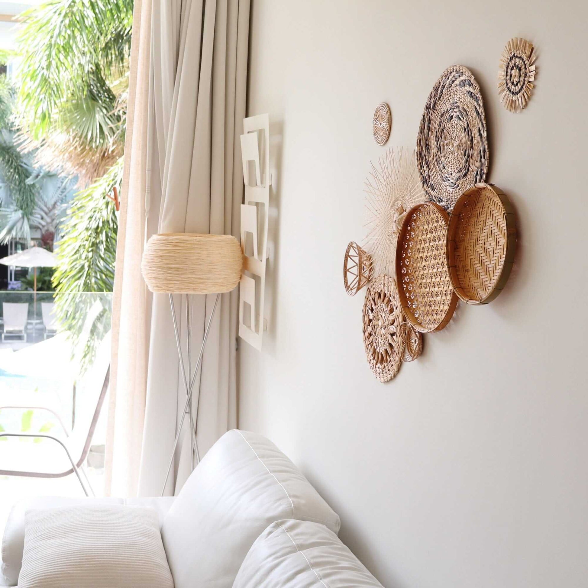 Da Nuch - Wall Hanging Art DeCor Set Of 9 By Thaihome | Wall Decor | Modishstore