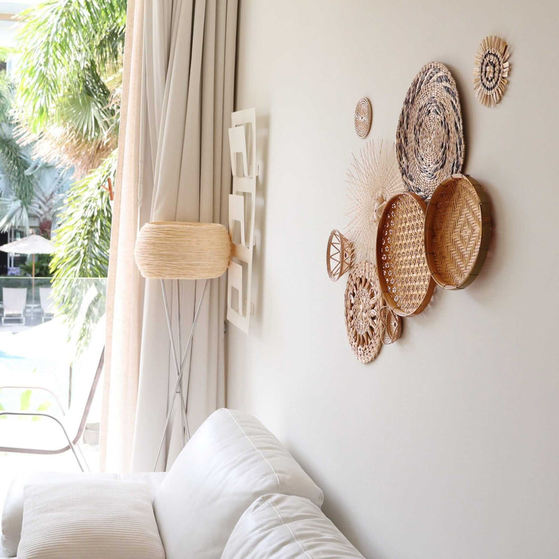 Da Nuch - Wall Hanging Art DeCor Set Of 9 By Thaihome | Wall Decor | Modishstore