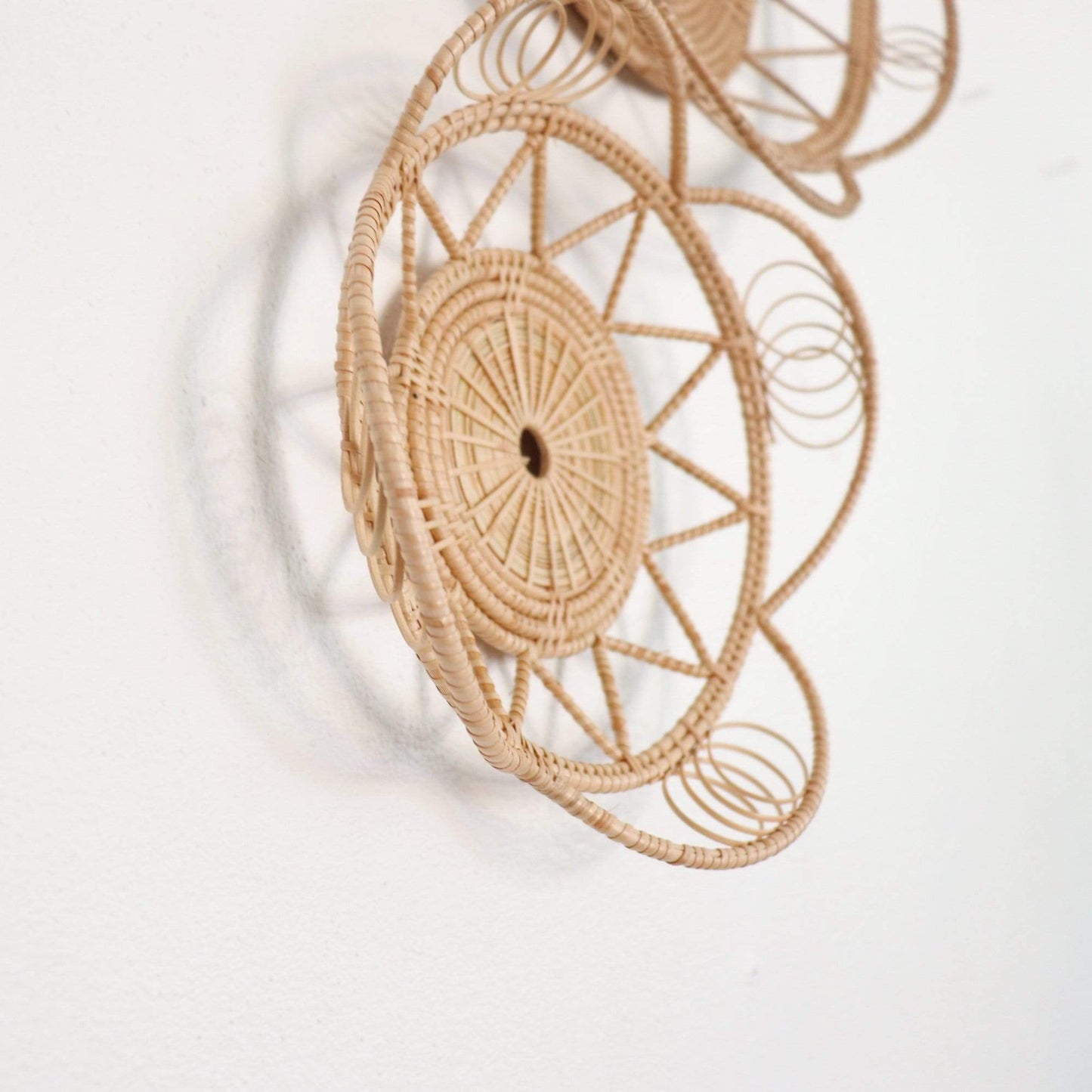 Hom - Rattan Wall Art DeCor Hanging (Set Of 8) By Thaihome | Wall Decor | Modishstore - 4