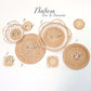 Hom - Rattan Wall Art DeCor Hanging (Set Of 8) By Thaihome | Wall Decor | Modishstore - 2