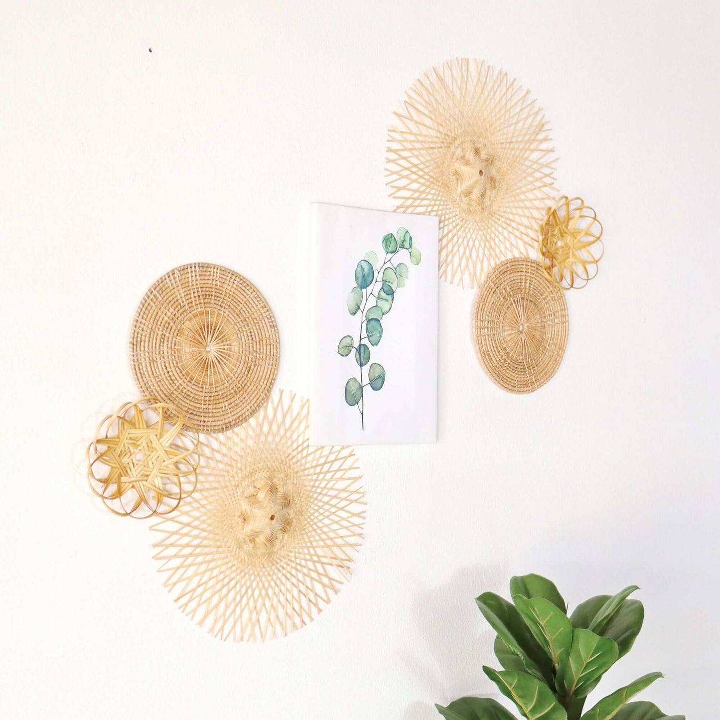 Ing Fah - Wall Hanging Art Decor Set By Thaihome | Wall Decor | Modishstore - 4