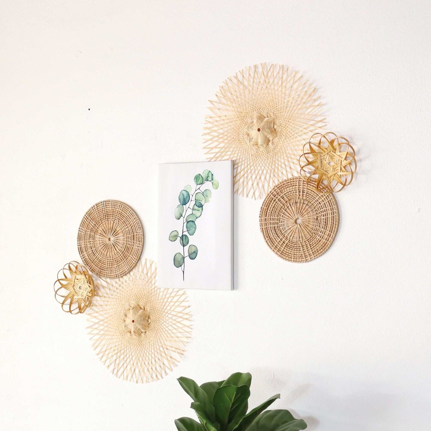 Ing Fah - Wall Hanging Art Decor Set By Thaihome | Wall Decor | Modishstore - 5