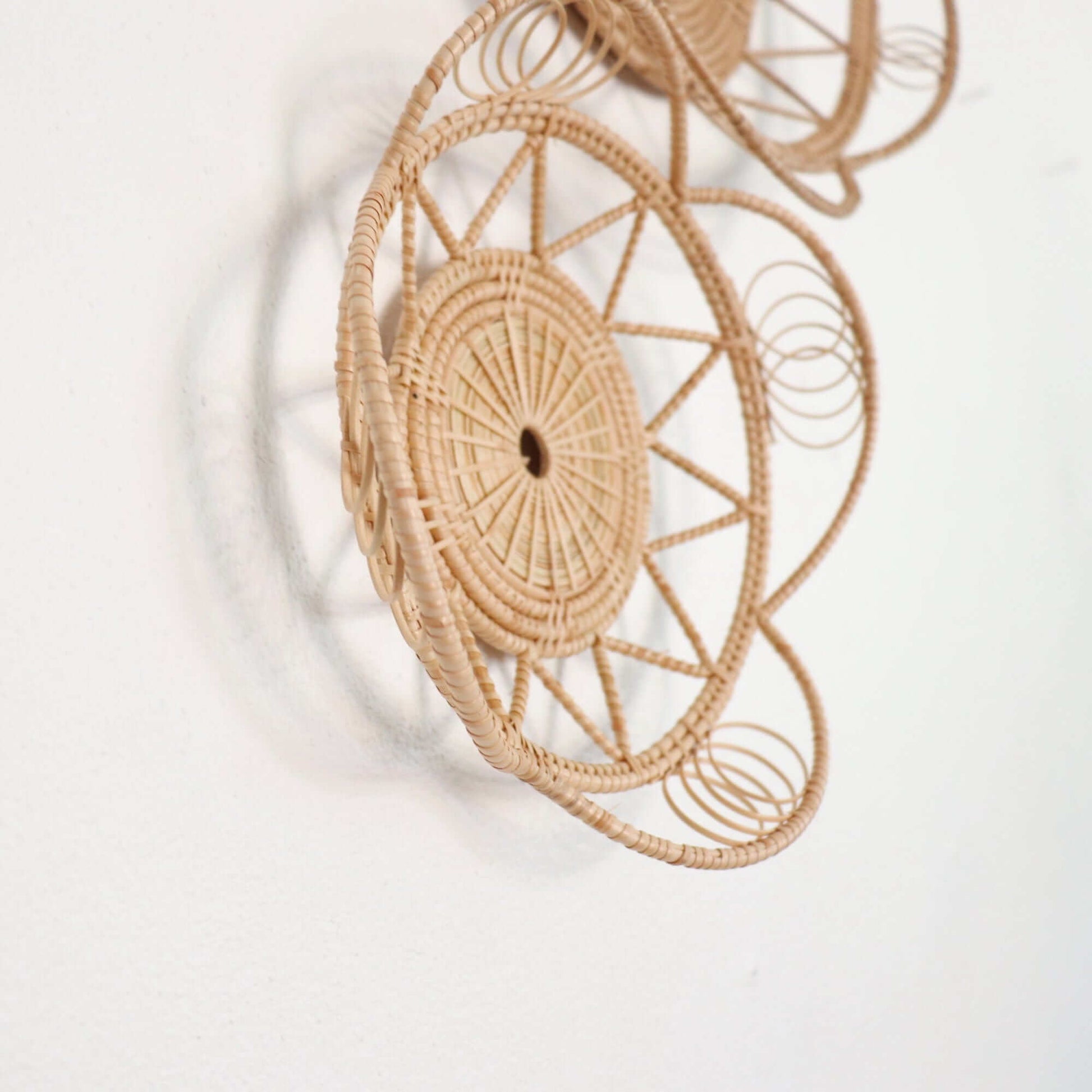 Ji Rat -  Rattan Wall Hanging DeCor (Set Of 3) By Thaihome | Wall Decor | Modishstore - 3