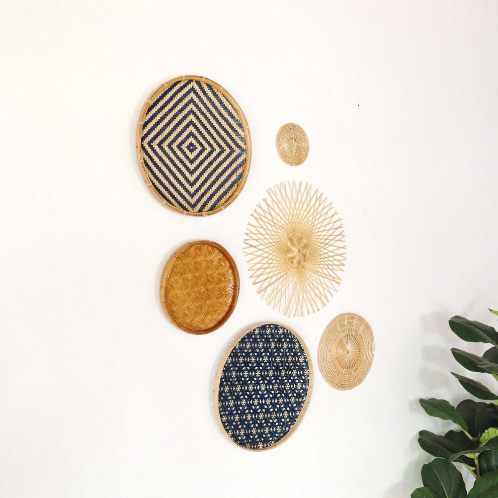 Jong Luck - Wall Art Decor Hanging (Set Of 6) By Thaihome | Wall Decor | Modishstore - 3