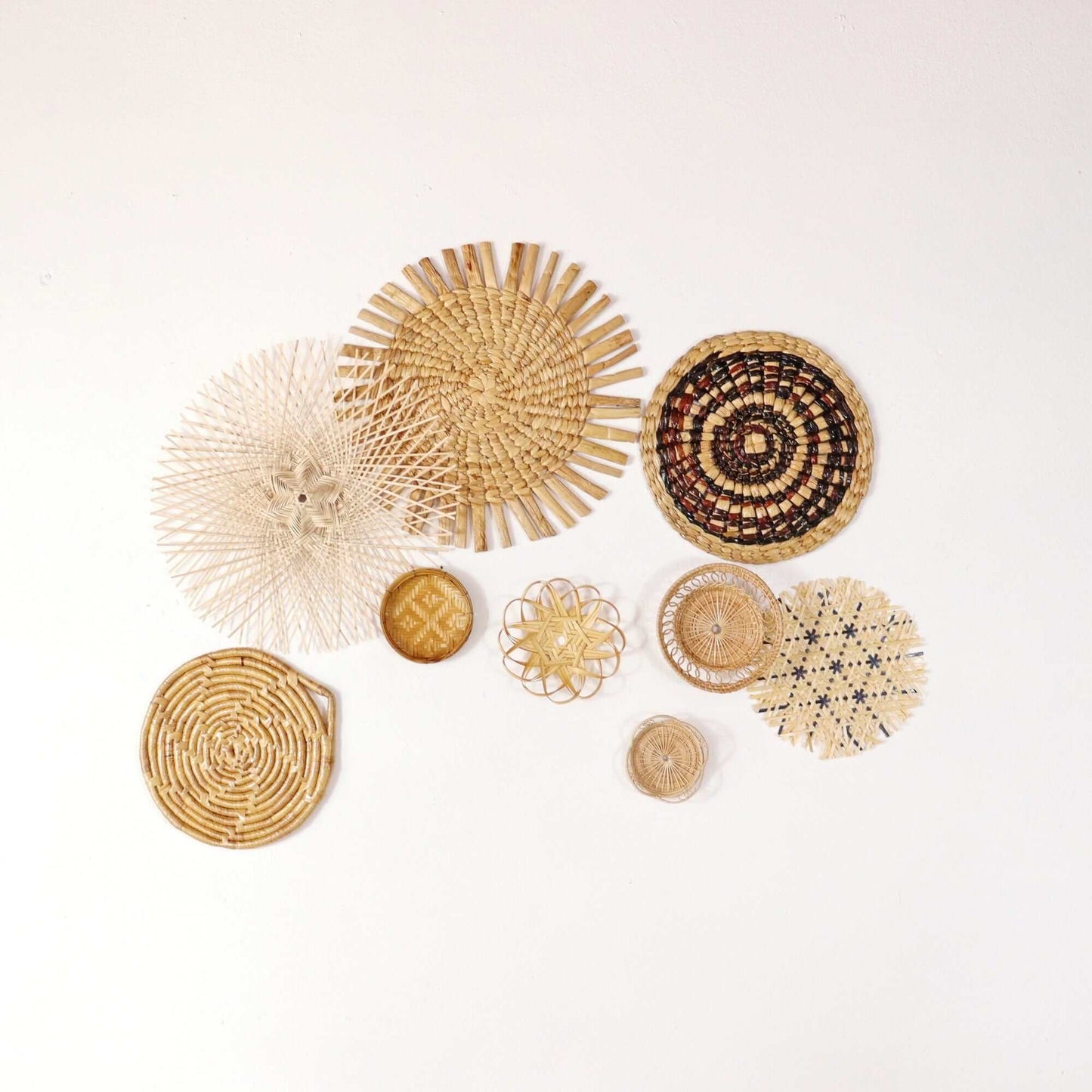 Kang Wan - Wall Hanging DeCor (Set Of 9) By Thaihome | Wall Decor | Modishstore