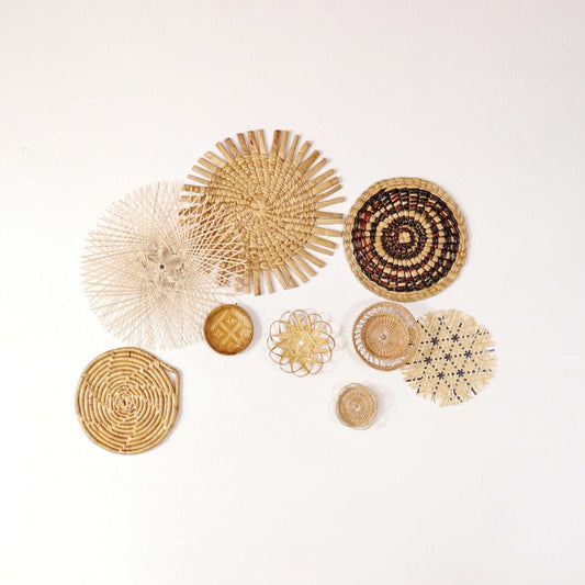 Kang Wan - Wall Hanging DeCor (Set Of 9) By Thaihome | Wall Decor | Modishstore