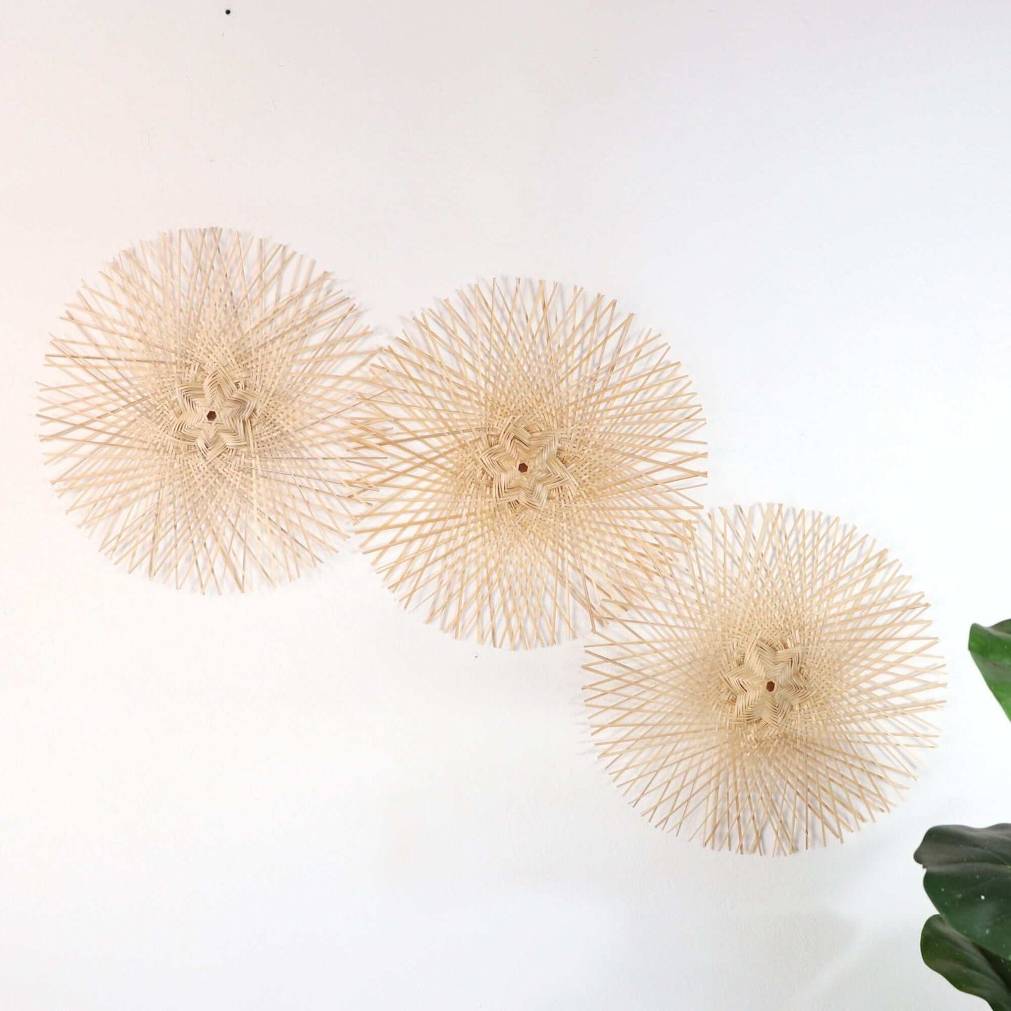 Kun Ya Korn - Set Of 3 Wall DeCor By Thaihome | Wall Decor | Modishstore
