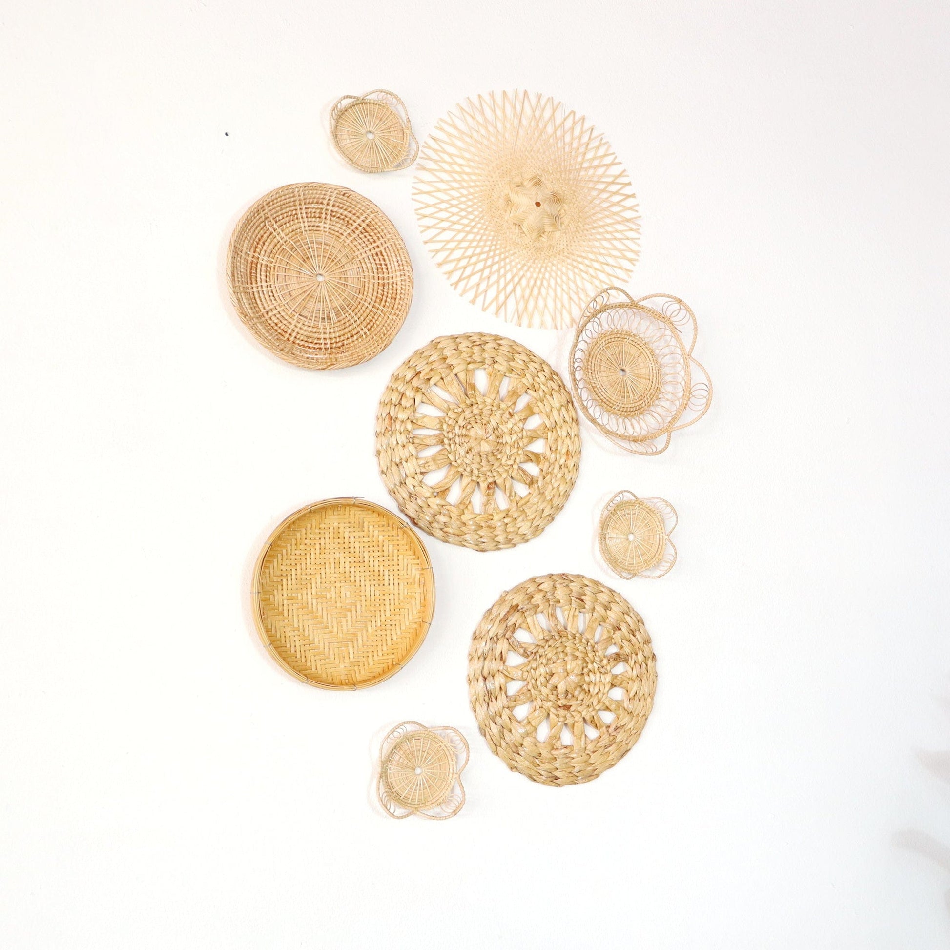 Lan La Rid - Wall Hanging DeCor Set Of 8 By Thaihome | Wall Decor | Modishstore - 8