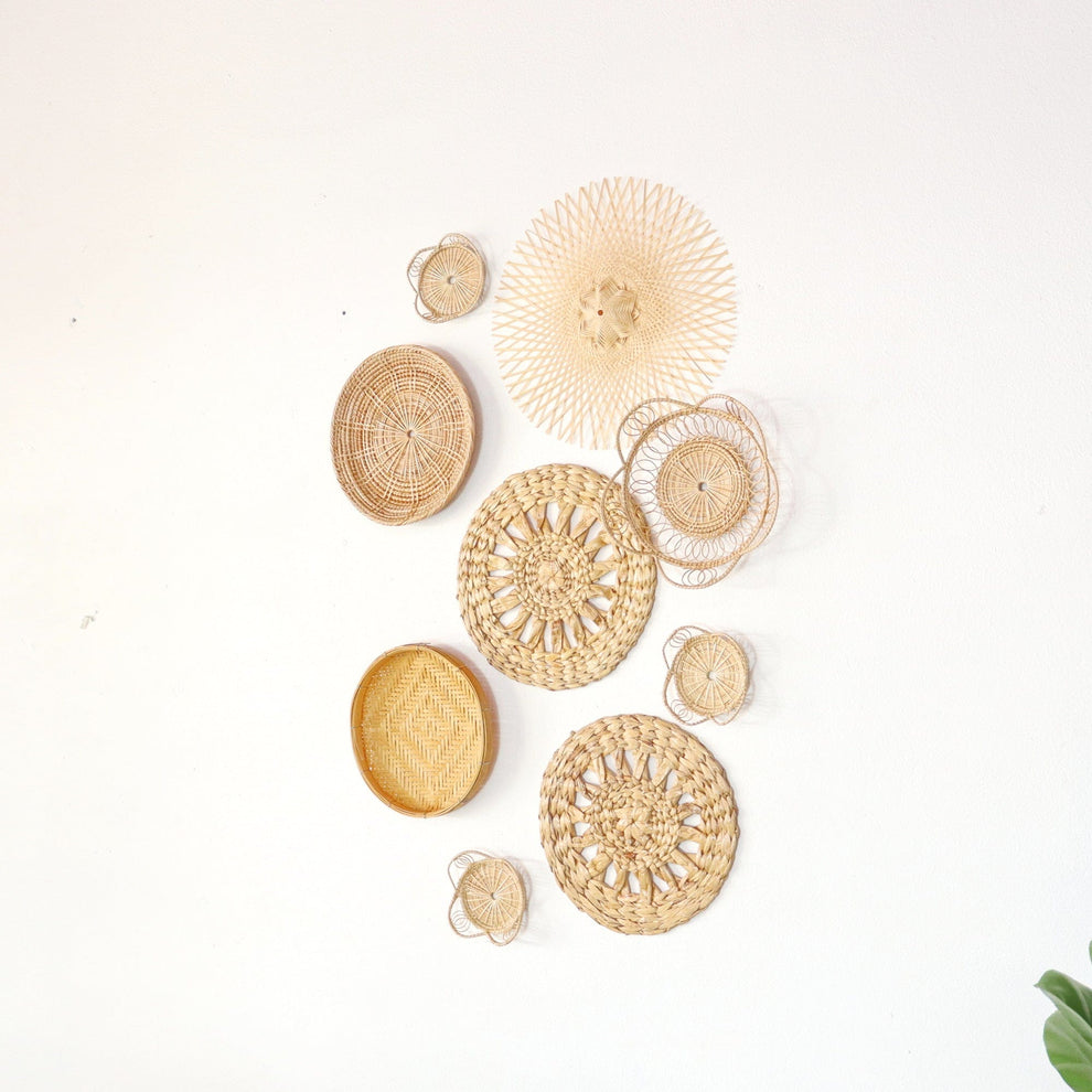 Lan La Rid - Wall Hanging DeCor Set Of 8 By Thaihome | Wall Decor | Modishstore - 5