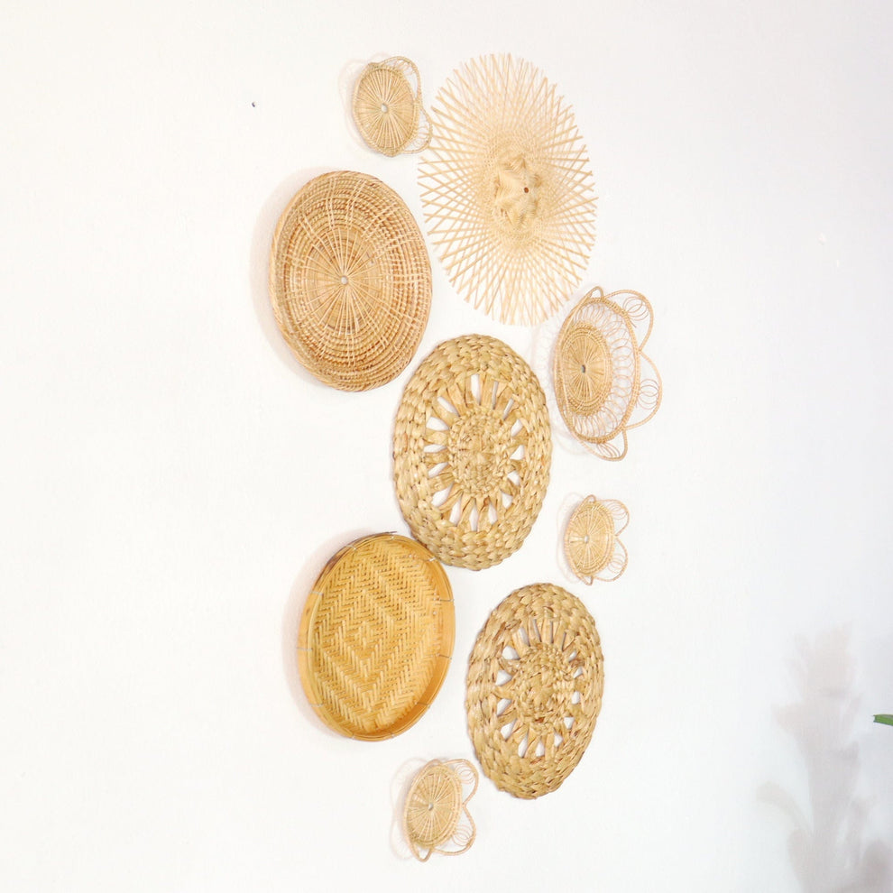Lan La Rid - Wall Hanging DeCor Set Of 8 By Thaihome | Wall Decor | Modishstore - 4