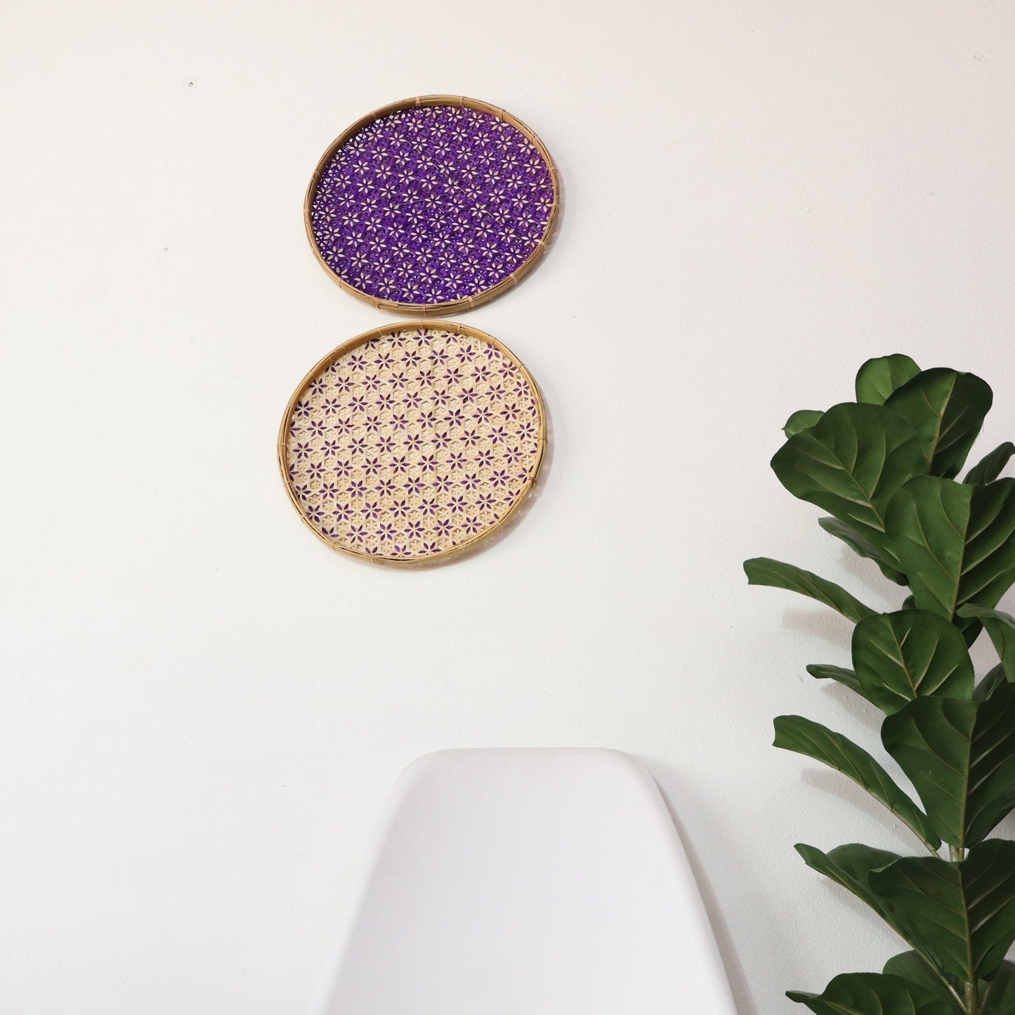 Nat Ta Nid - Wall Hanging Decor Set Of 2 By Thaihome | Wall Decor | Modishstore - 5