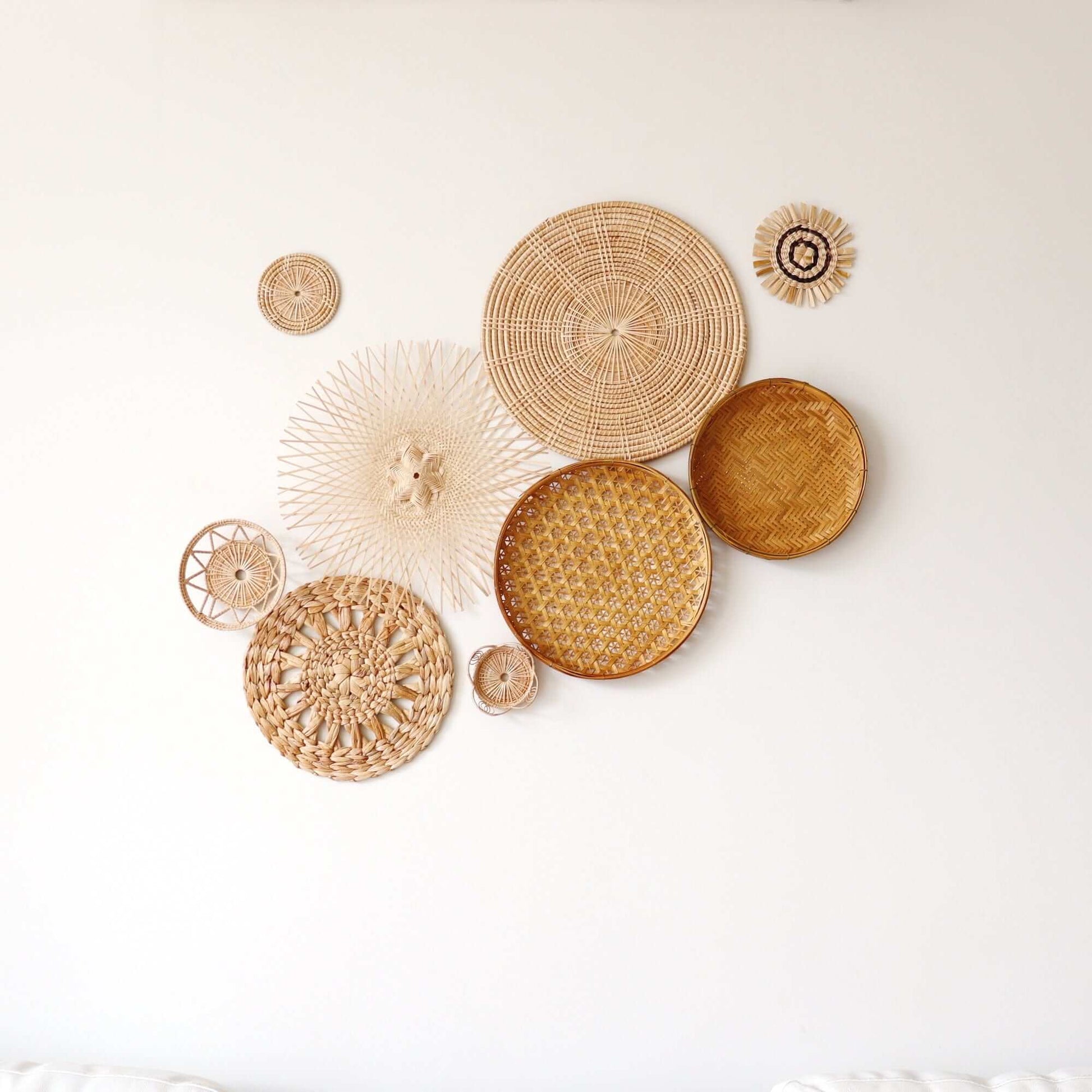 Non Ti Wat - Wall Hanging Art DeCor (Set Of 9) By Thaihome | Wall Decor | Modishstore