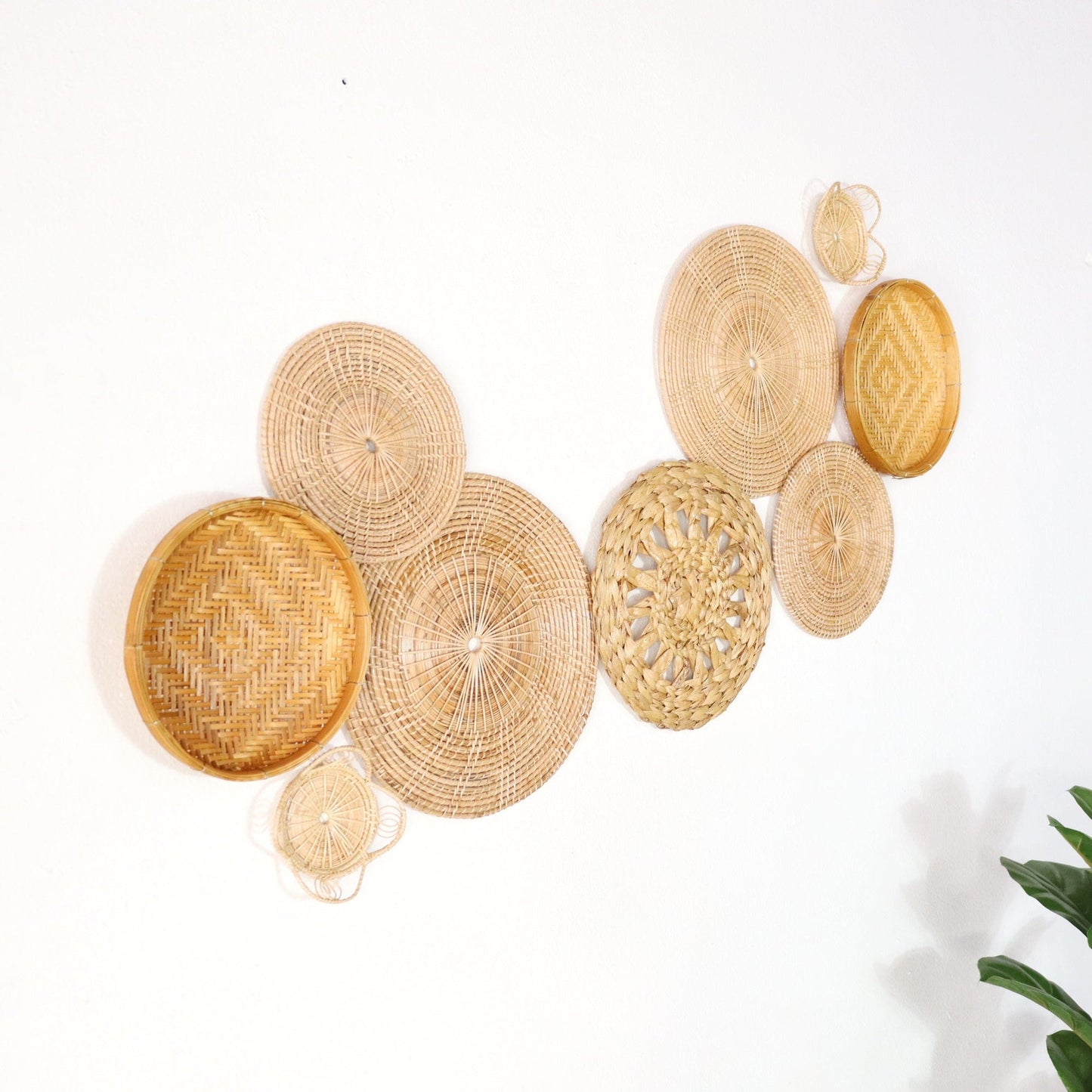 Pa Vi Ka -  Wall Hanging DeCor Set Of 9 By Thaihome | Wall Decor | Modishstore - 5