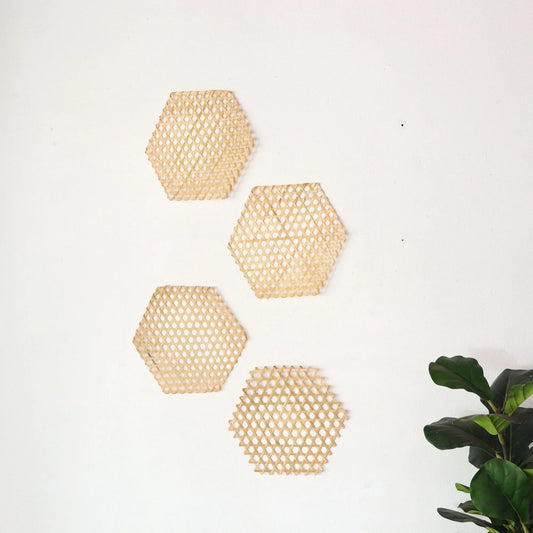 Petra - Wall Hanging Art DeCor (Set Of 4) By Thaihome | Wall Decor | Modishstore