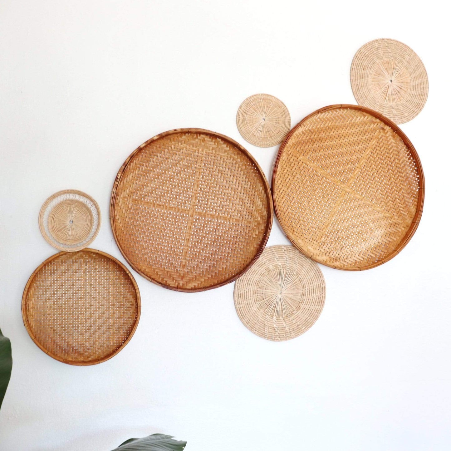 Pran La Da - Wall Hanging Decor Set Of 7 By Thaihome | Wall Decor | Modishstore