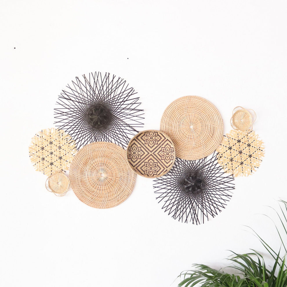 Wall Hanging DeCor Set Of 9 - Da Mi Ka By Thaihome | Wall Decor | Modishstore - 3